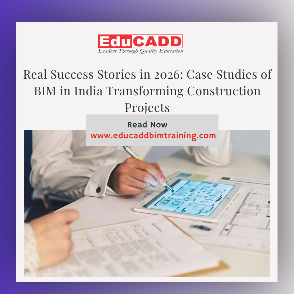 BIM case studies India showing real construction projects, 3D modeling, collaboration, and modern infrastructure development